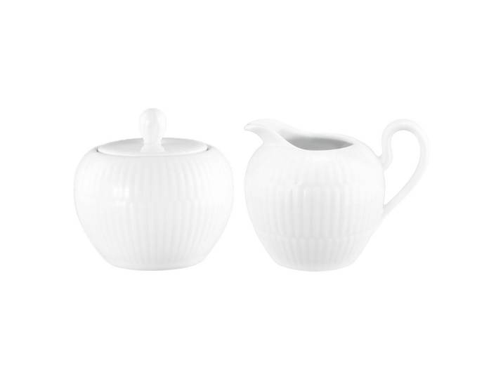 Seltmann Weiden Milch- & Zucker-Set Amina Weiß 2-tlg., Keramik, Rund, 2 cm, Küchenzubehör, Vorratsbehälter, Zuckerdosen