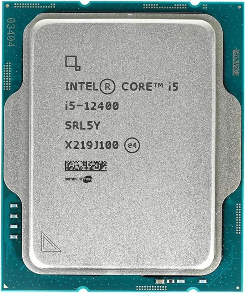 Intel Core i5 12400 Processor - 2,5 GHz - 6 cores - 12 threads