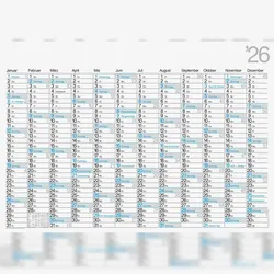 2026 Brunnen Plakatkalender 701 02 980×680 mm