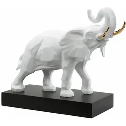 Goebel, Deko Figuren + Skulpturen, Deko-Objekt Studio 8 - Elefant, Biskuit-Porzellan, Weiss, 43 cm, 30800161