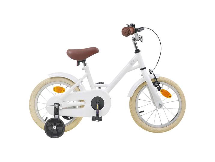 vidaXL Kinderfahrrad 14 Zoll für 3-5 Jahre alt Weiß