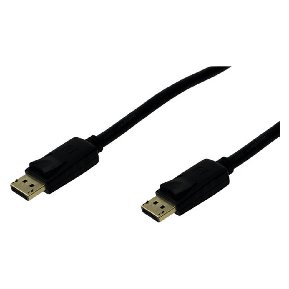 Bachmann Displayport Kabel schwarz mit 5.0m Stecker/Stecker (5 m) (918.0953)