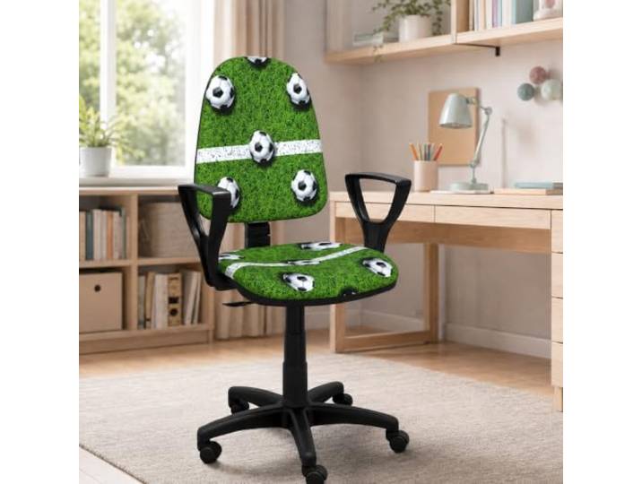Best For Kids - Ergonomisch Drehstuhl Kinder mit Rückenlehne und Armlehne Höhenverstellbar Kinder-Schreibtischstuhl mit Gaslift Bequemer Schreibtischstuhl für Kinder Home Bürostuhl Kinder