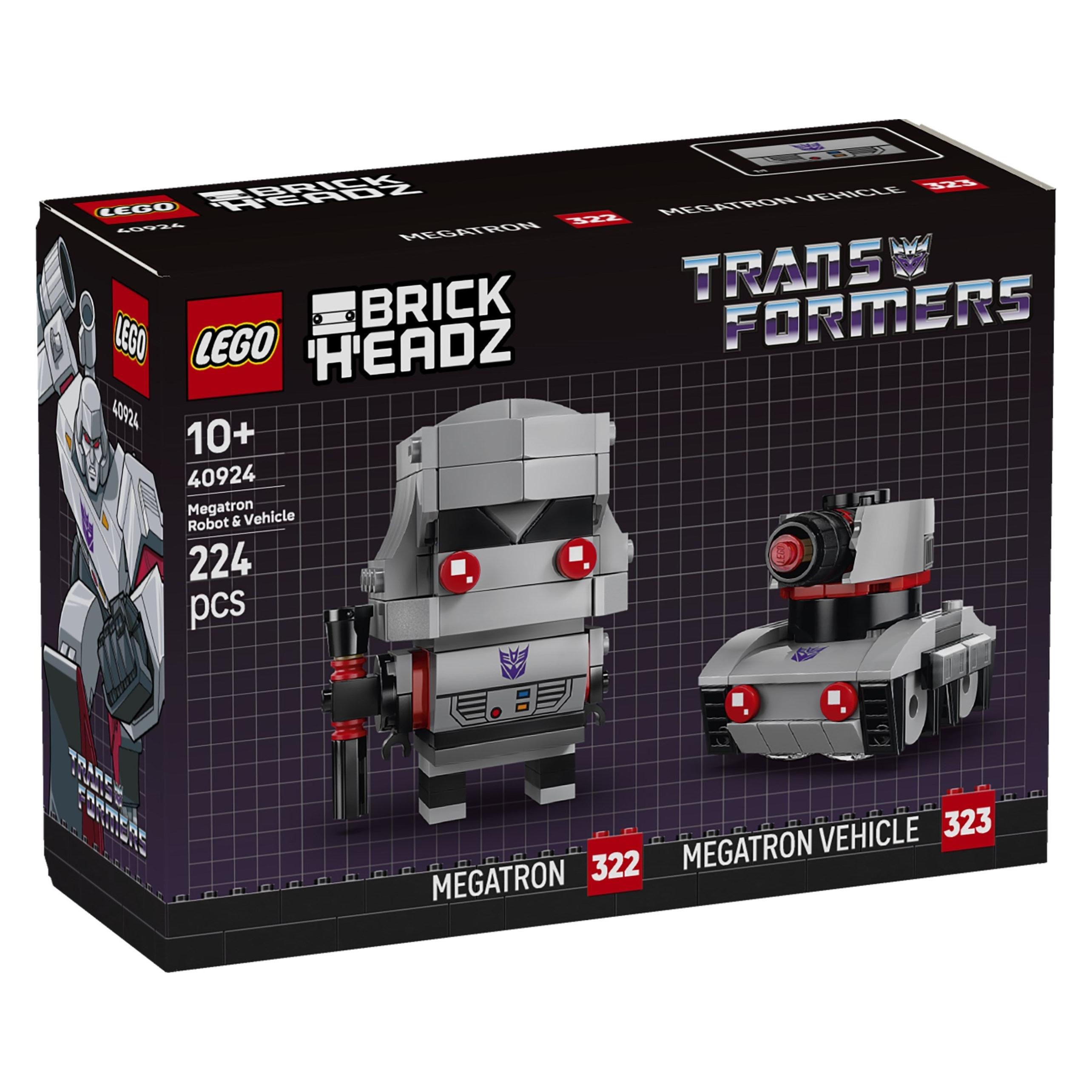 LEGO BrickHeadz Megatron: Roboter und Fahrzeug (40924, LEGO Brickheadz) (40924)