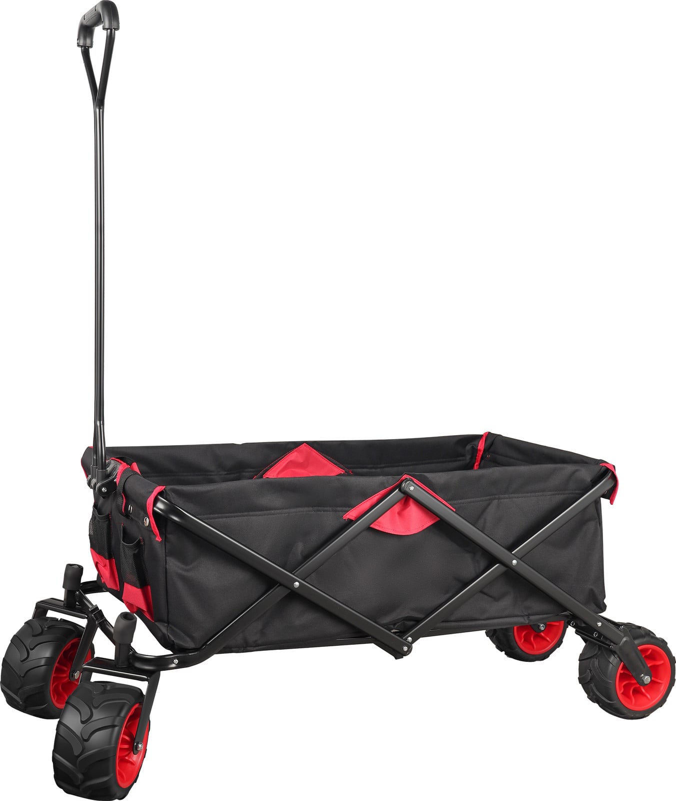 Wiltec inklapbare kruiwagen met kunststofwielen, draagvermogen 80 kg