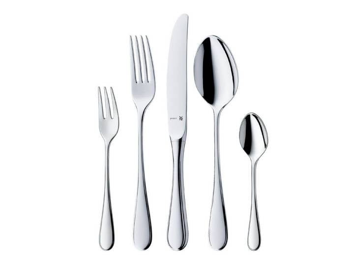 WMF Besteck-Set Kent Plus Besteck-Set, 66-teilig, Cromargan protect® (66-tlg), 12 Personen, Cromargan protect