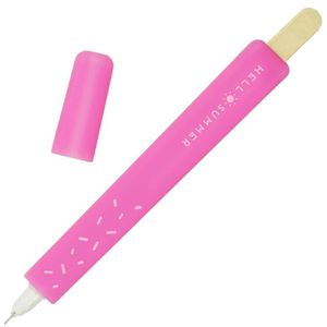 Legami Gelschreiber Hello Summer Pen, Strichbreite 0,5 mm, Schreibfarbe schwarz