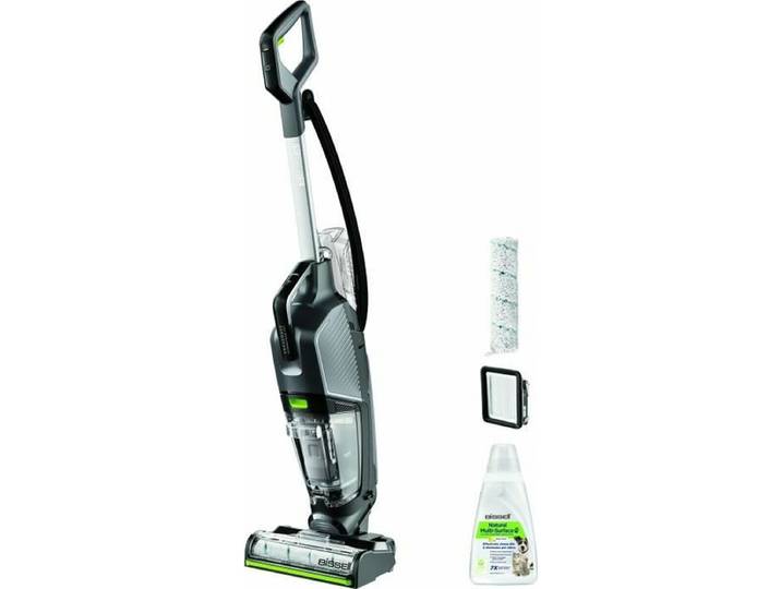BISSELL CrossWave HydroSteam PET Select\, aspirateur traîneau\, sans sac\, gris\, 0\,82 l\, 0\,64 l\, sec et humide