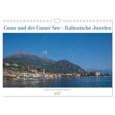 Como und der Comer See (Wandkalender 2027 DIN A4 quer), CALVENDO Monatskalender