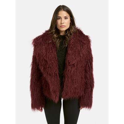 Outdoorjacke SMITH & SOUL, Damen, Gr. S, rot, Plüsch, Material: 100% Polyester, unifarben, regular fit kurz, eingesetzt gerader Abschluss, Jacken Outdoorjacke