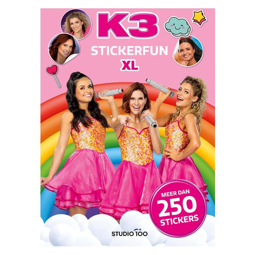 Studio 100 K3 Stickerbuch - Stickerfun XL (250 Sticker) (65330744)