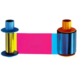 HID FARGO Ribbon Color f.HDP5000e/56 HDP5600,YMCK-K,500 Cards