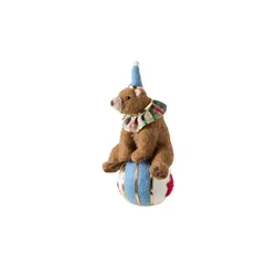 Deko Zirkus Bär   , blau , Filz,Schaumstoff , Maße (cm): B: 14 H: 23 T: 11.0