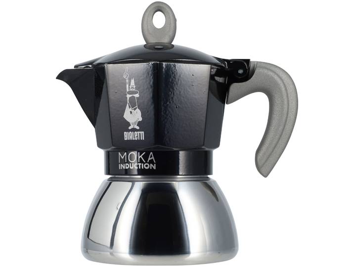Bialetti Moka Induction Espressokocher schwarz 4 Tassen
