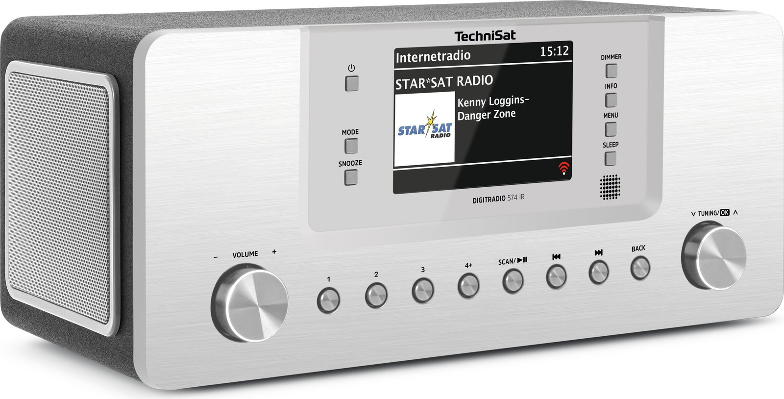 TechniSat DigitRadio 574 IR, zilverkleurig