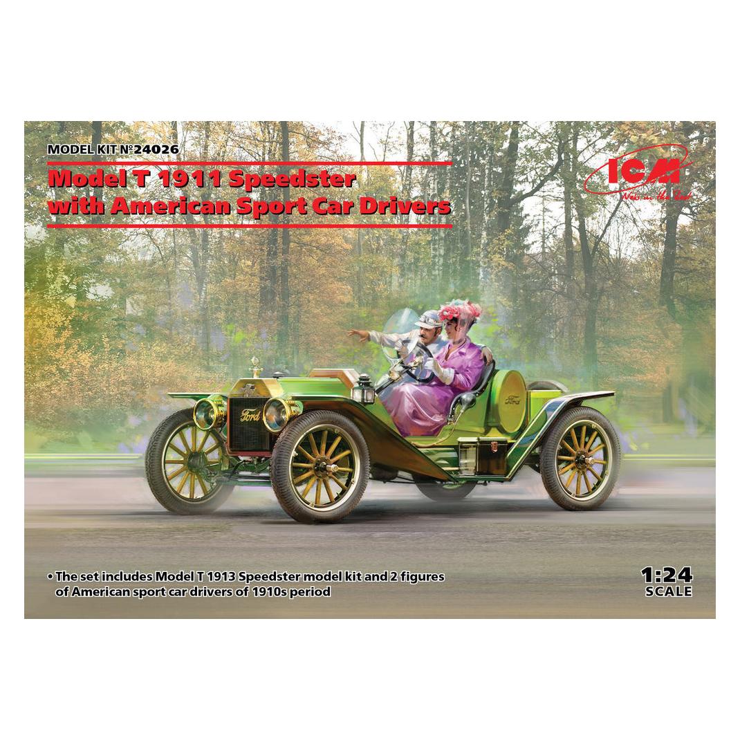 ICM Model T 1913 Speedster with American Sport Car Drivers (24026)