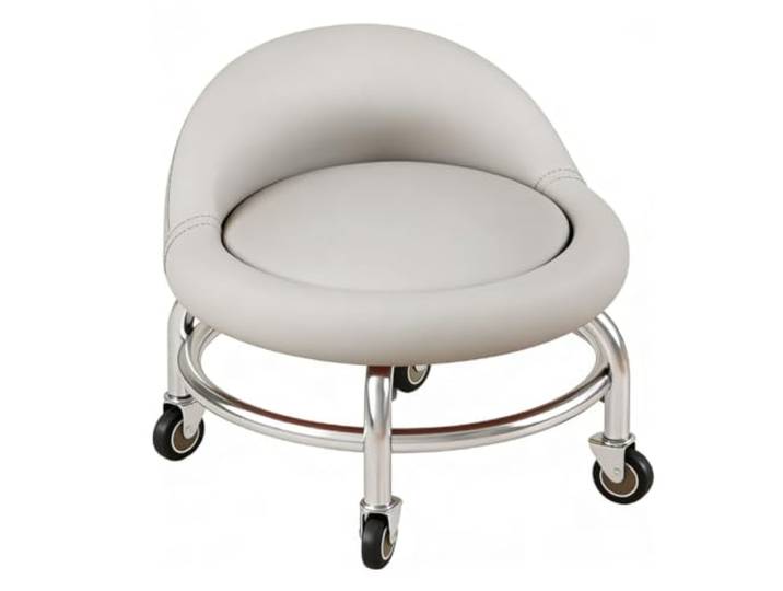 Vielseitig Kleiner Stuhl mit Rollenrücken und beweglicher Lernbank(Grigio)