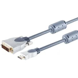 Home-Cinema HDMI-DVI Kabel, 2m, Ferrit