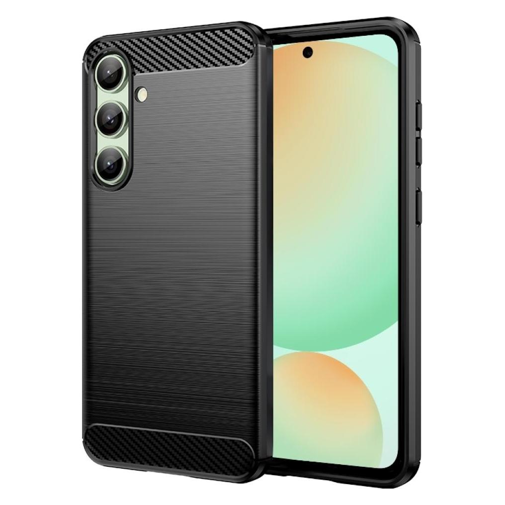 Screenguard FE Hülle Carbon Brushed Soft TPU (Samsung Galaxy S24 FE) (00034243)
