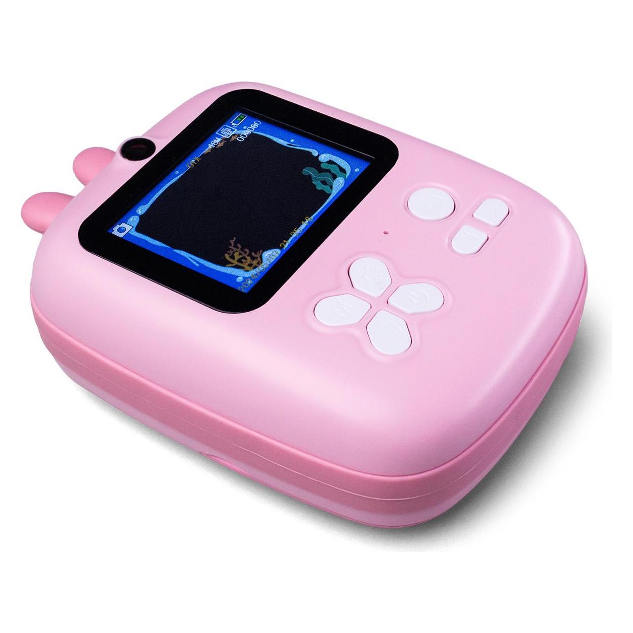 Hurtel Mini-Thermodrucker für Kinder mit Kamera und Camcorder - rosa (200 dpi) (1404978613)