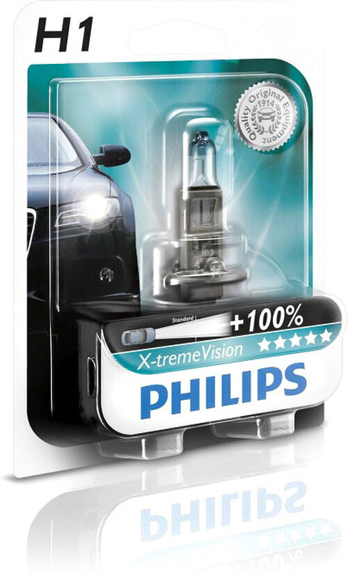 Philips Autolampe H1 X-Treme Vision B1 55w 12v P14,5s 12258xvb1