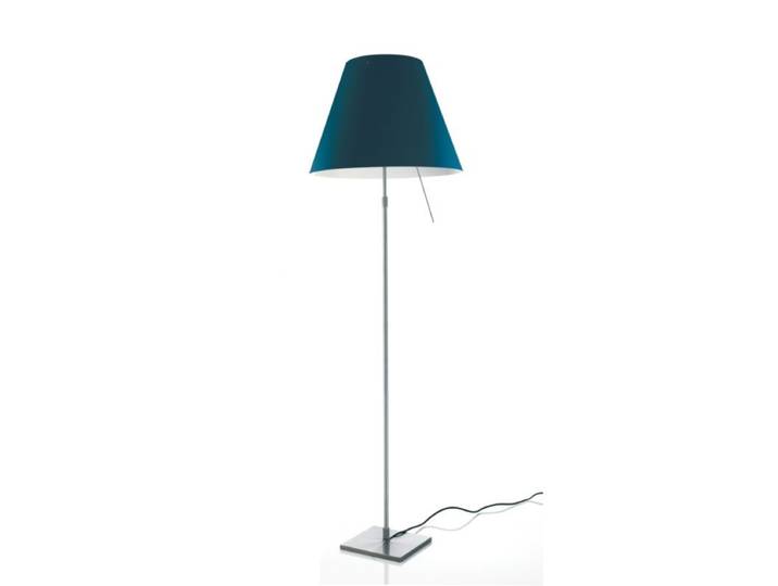 Luceplan Stehleuchte Costanza Aluminium - Petrolblau (petroleum