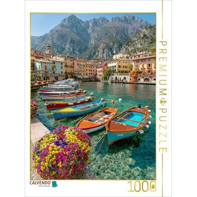 CALVENDO Puzzle Riva del Garda - Farben und Licht am nördlichen Gardasee | 1000 Teile Lege-Größe 64x48cm Foto-Puzzle für glückliche Stunden