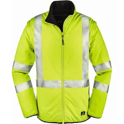 Warnschutz Wende-Softshelljacke RENO gelb - S - gelb