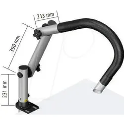 WE T0053657999N - Kit 1S, Easy-Click 60 Aluminium 2-Gelenkarm