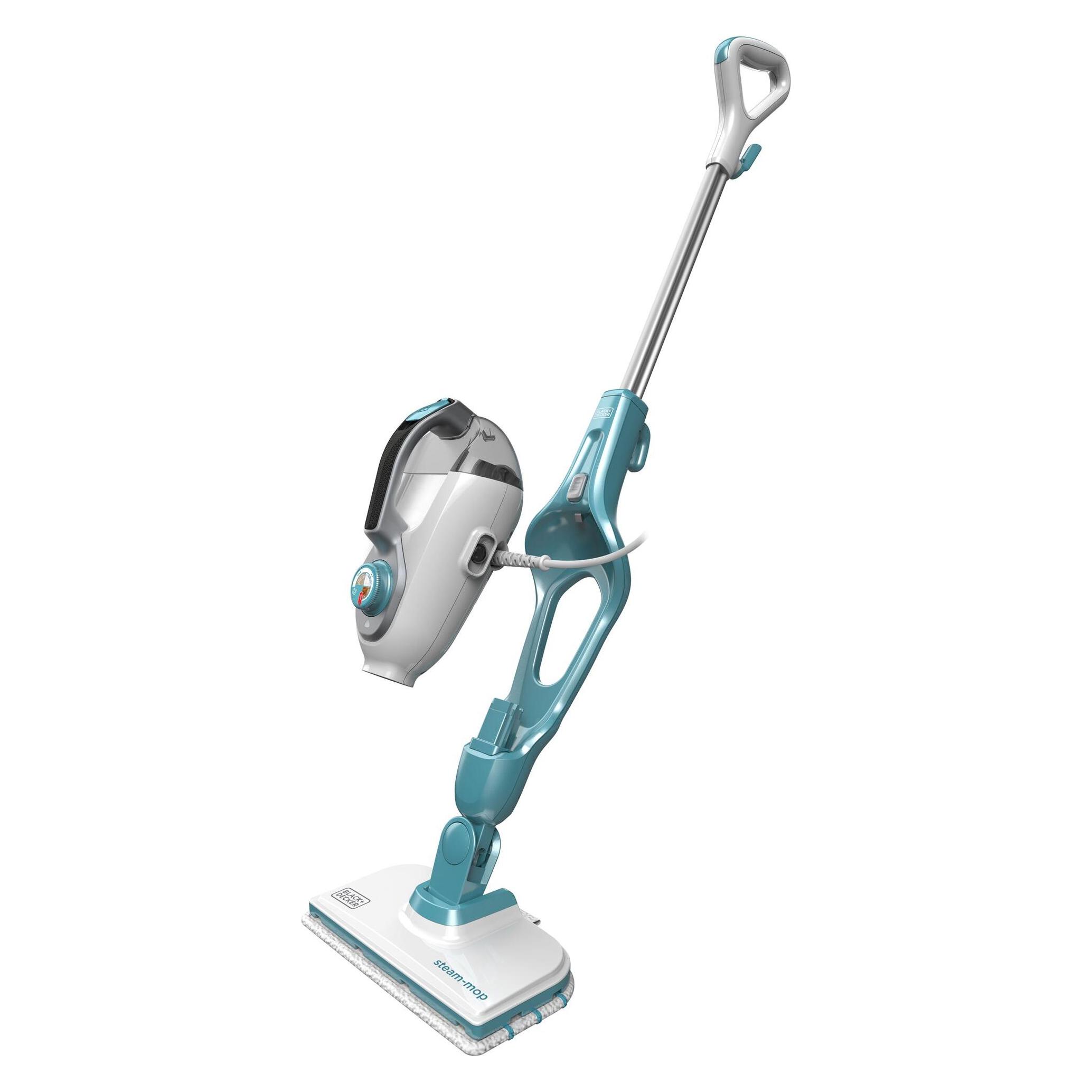 Black & Decker Schwarz + DECKER DAMPFMOPP 1300W FSMH1321-QS (5 Bar, 1300 W) (FSMH1321)