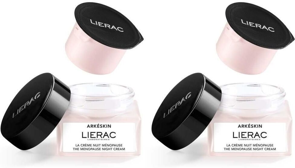 LIERAC Arkeskin die Menopause Nachtcreme Refill 2x 2x50 ml Creme