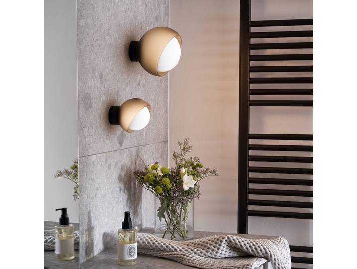 IDEAL LUX Wandleuchte Bloom, schwarz, für Wohn- / Esszimmer, Metall, Modern