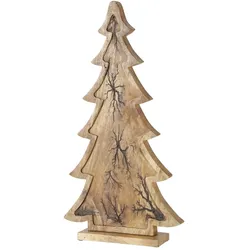 B. Deko-Aufsteller Percha  Tannenbaum aus Mango-Holz H 76,00 cm - 2005382*****Standort: WA-Raum