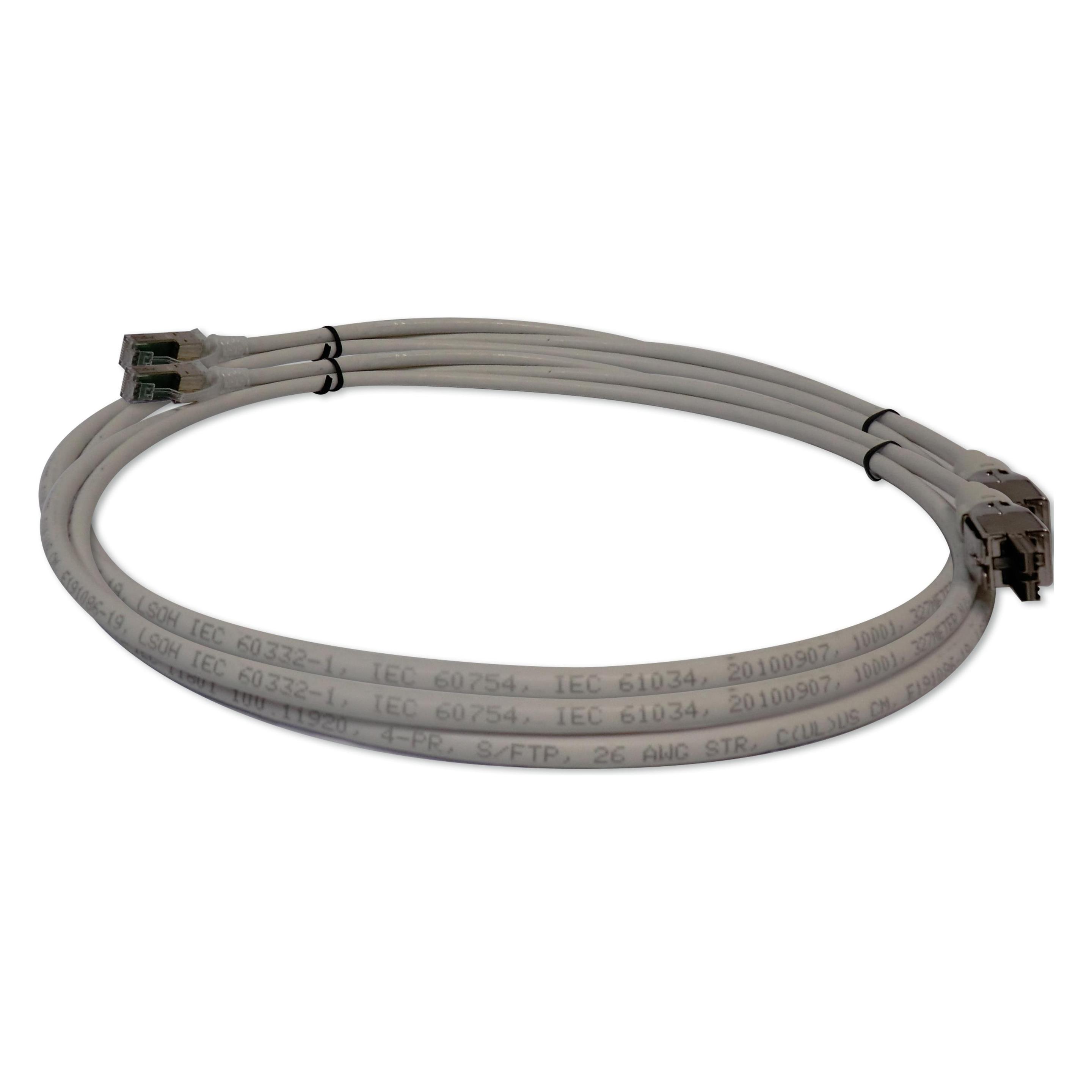 Softing Psiber) WireXpert, zbh. RJ45 Permanent Link Mess-Kabel -- Klasse EA / Kat. 6A (1 Paar) (CAT6a, 0.36 m) (228012)