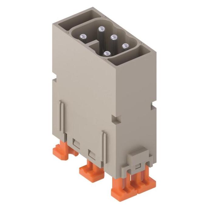 ILME Stifteinsatz, MIXO, 1ME, 5P+PE, Silber,SQUICH, 16A, 400V CX 05 SHM (CX05SHM)