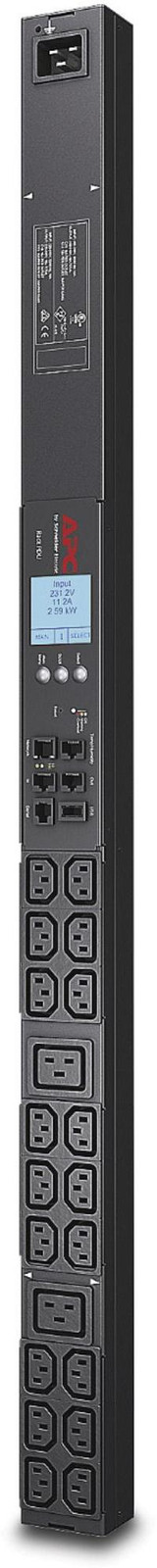 APC Metered Rack PDU AP8858EU3 met 2 x IEC 60320 C19 en 18 x IEC 60320 C13, 230 V wisselstroom