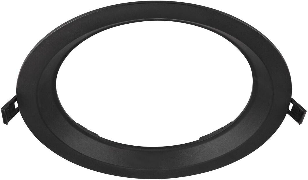 Slv Downlight V 200, Leicht Versenkte Abdeckung Schwarz - Einbauringe