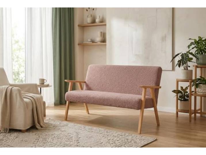 Family Meble Sofa Soler Angel, 2-Sitzer – Hellrosa – 8