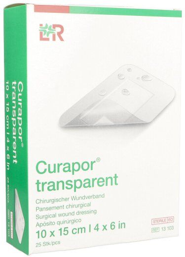 Curapor Wundverband steril transparent 10x15 cm