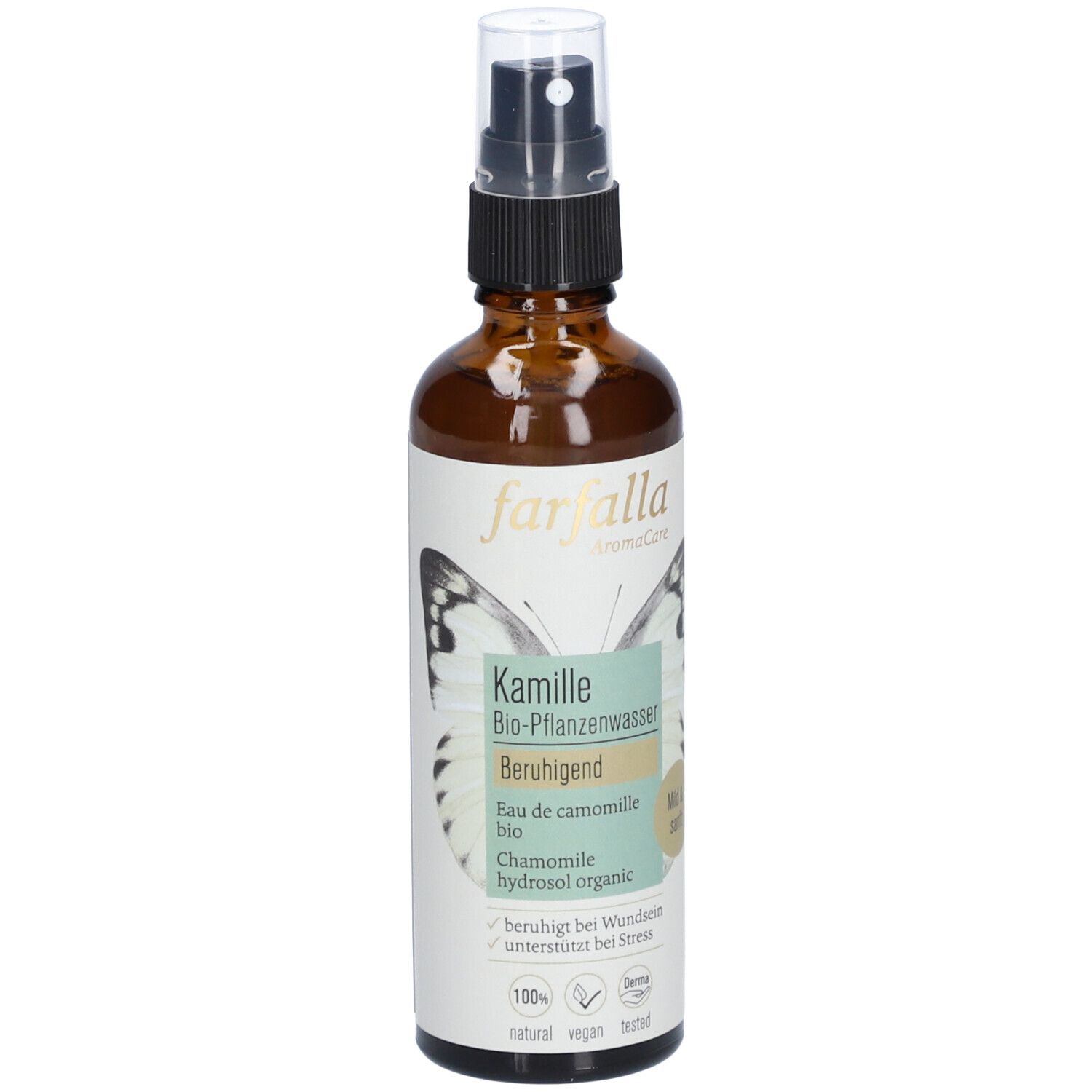 Farfalla Bio-Pflanzenwasser Kamille 75 ml Liquidum