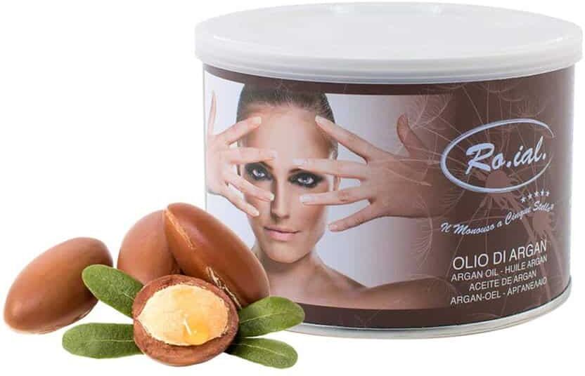 Roial CERA DEPILATORIA ARGAN RO.IAL LIPOSOLUBILE BARATTOLO DA 400ML CERETTA DEPILAZIONE 24 barattoli
