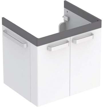 Geberit Renova Comfort Select bas 808565000 65x62x52,5cm, blanc / graphite