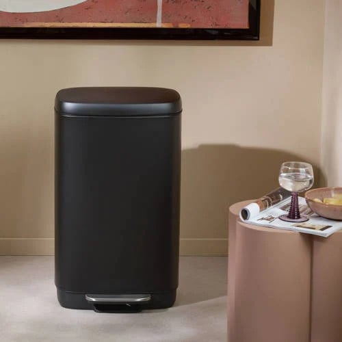 NOUS Living prullenbak 30L - mat zwart
