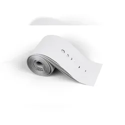 KS Handel 24 Ersatzlamellen 250 cm lang individuell kürzbar Lamellenvorhang (Weiss 20er Set)