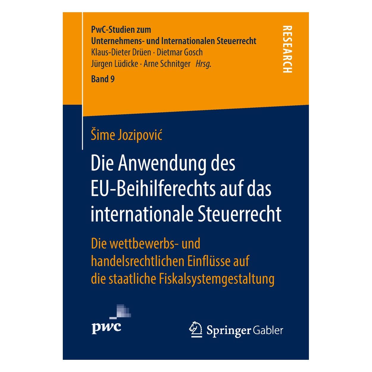 Springer Jozipovic:Die Anwendung des EU-Beihilfe (9783658221867)
