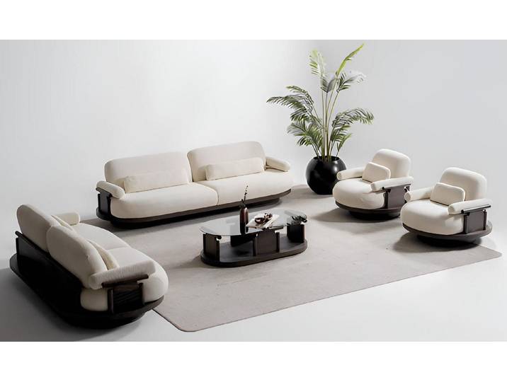 JVmoebel Polstergarnitur Luxuriöse Wohnzimmer Couchgarnitur Luxus Sofas, (4-tlg), Made in Europa
