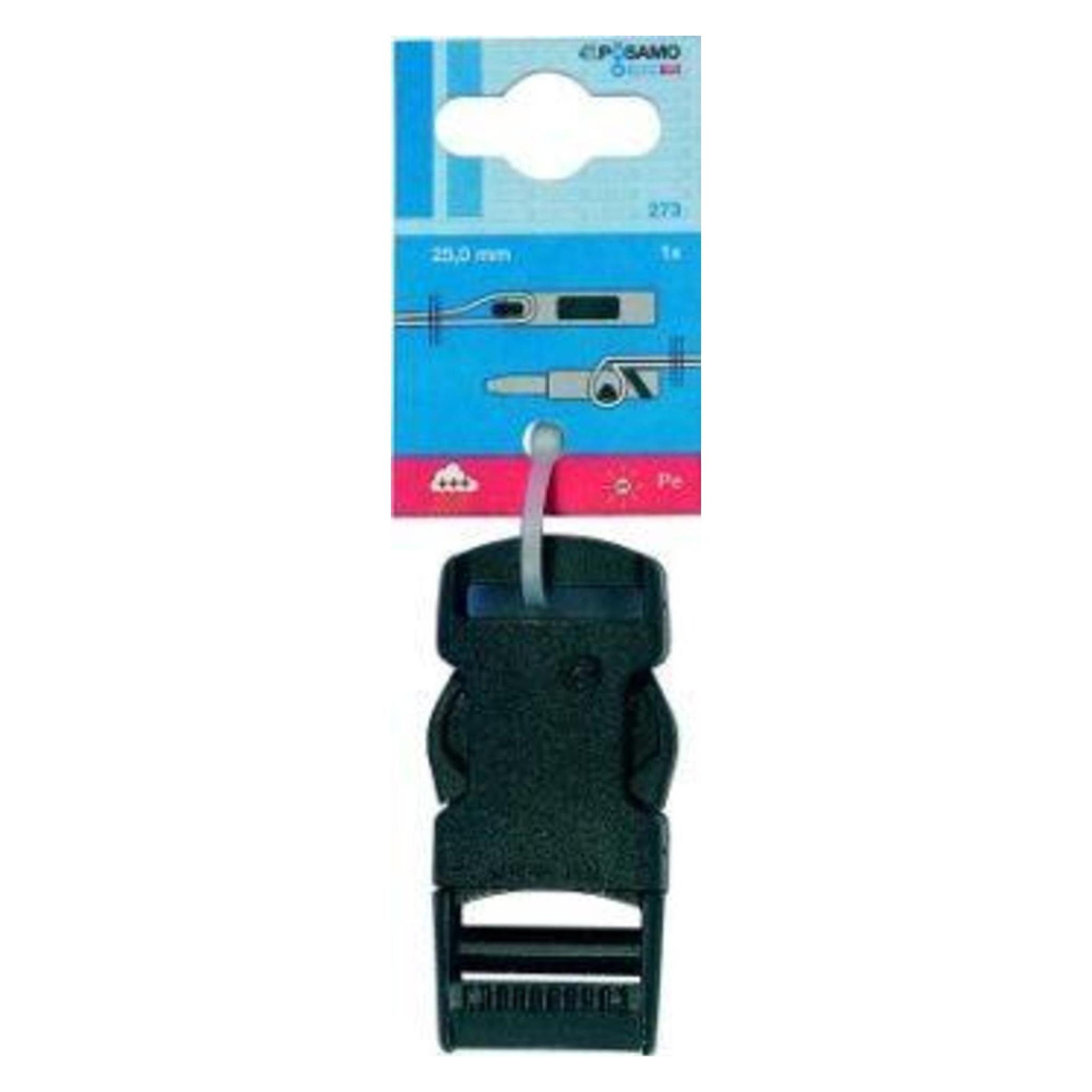 Magni Pösamo Steckschliesse Kunststoff 25 mm schwarz (4011645012668)
