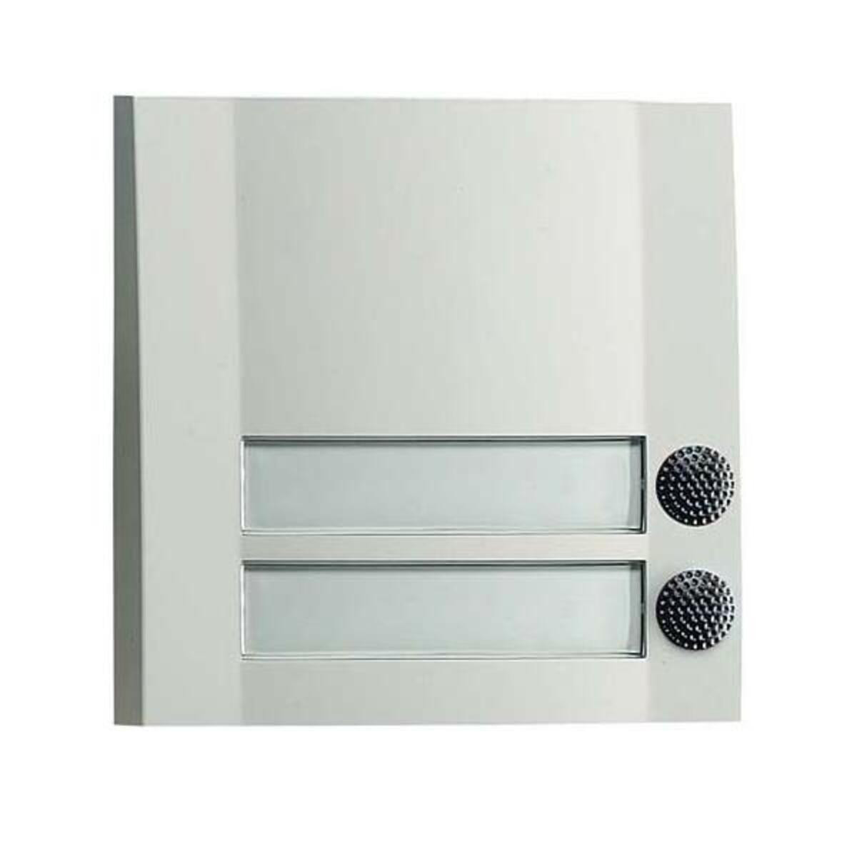 Grothe GRO AP contactplaat Domolux Duo WS/SW, 2-voudig, wit/zwart