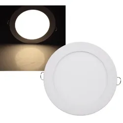 ChiliTec LED Licht-Panel "QCP-17R", Ø 17cm 230V, 12W, 1128 Lumen, 2900K / warmweiß
