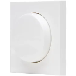 Kopp 490629006 HK07 - Dimmer-Abdeckung für Druck-Wechseldimmer, Farbe: reinweiß